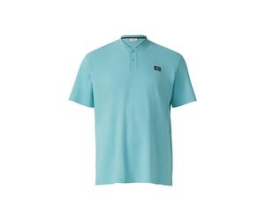 s.Oliver Herren Henley T-Shirt hellblau große Größen ? Kurzarm Shirt mit Knopfleiste 5XL