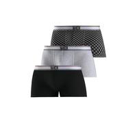 s.Oliver Herren Hipster im 3er-Pack, schwarz grau aop