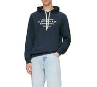 s.Oliver Herren Hoodie aus Sweat-Ware mit Stickerei Hoodie (1er Pack)