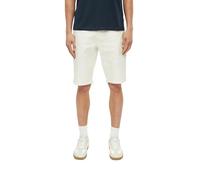 Bermudas S.OLIVER, Herren, Gr. 36, N-Gr, weiß, Denim/Jeans, Obermaterial: 99% Baumwolle, 1% Elasthan, unifarben, normal knielang, Hosen Bermudas, Jeans-Shorts mit Stretch (87986420-36) weiß