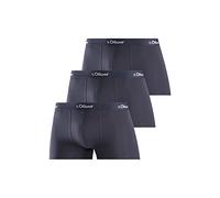 s.Oliver Herren Boxershorts Boxerbrief Baumwoll-Stretch 3er Pack Marine XXL