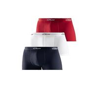 S.Oliver Herren Jh-34h_ls Boxershorts, Rot Blau Weiß, L EU
