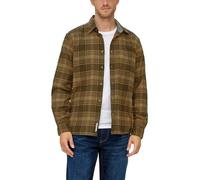 s.Oliver Herren Karo Hemd, Regular fit Brown, S