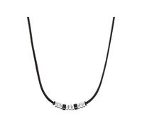 s.Oliver Herren-Kette Edelstahl, Leder