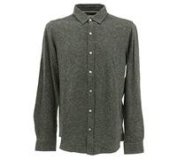 S. Oliver Herren Langarm Hemd Flanell Black Meliert