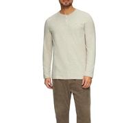 s.Oliver Herren Langarmshirt - Henleyausschnitt, Jersey, Regular Fit