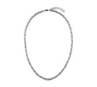 s.Oliver Herren Necklace - Halskette aus mattiertem Edelstahl - Silber - Verstellbar bis 55 cm - wasserfest & hautfreundlich
