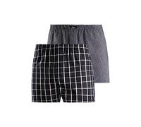 S.Oliver Herren Nh-41wb_ls Boxershorts, 2X Schwarz Karo, S EU