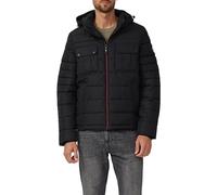 s.Oliver Puffer-Jacke Sportive mit abnehmbarer Kapuze Schwarz Größe L