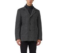 s.Oliver Herren Outdoor-Mantel - wattiert, Stehkragen, Innentasche
