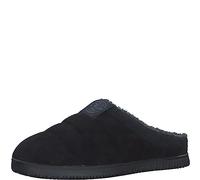 s.Oliver Herren Pantoffeln zum Reinschlüpfen Warm Schwarz (Black), 41