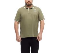 s.Oliver Herren Polo-Shirt aus Baumwoll-Piqué - Regular Fit, strukturiert, mit Frontprint und Polokragen