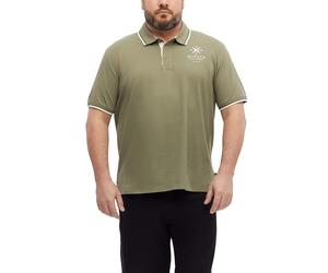 s.Oliver Herren Polo-Shirt aus Baumwoll-Piqué - Regular Fit, strukturiert, mit Frontprint und Polokragen
