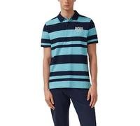 s.Oliver Herren Polo-Shirt - Regular Fit, All-Over-Print, Knopfleiste