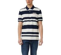 s.Oliver Herren Polo-Shirt - Regular Fit, All-Over-Print, Knopfleiste