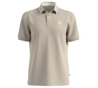 s.Oliver Herren Polo-Shirt - Regular Fit, Baumwoll-Piqué mit Frontprint, strukturiert