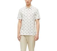 Flammgarn-Poloshirt mit All-over-Print L creme|braun 2178231.89A7.L