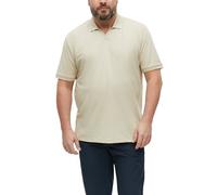 Poloshirt mit Strukturstreifen 4XL beige 2181096.8148.4XL