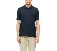 Poloshirt S.OLIVER, Herren, Gr. M, navy, Piqué, Obermaterial: 60% Baumwolle, 40% Polyester, unifarben, normal hüftbedeckend, Rundhals, Bündchen, Shirts, Sommer-Poloshirt / unifarben (66211148-M) navy