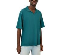 s.Oliver Herren Polo-Shirt - Relaxed Fit, Jersey mit Leinen, Polokragen
