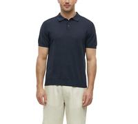 Weiches Strick-Poloshirt aus Baumwoll-Seidenmix XL blau 2182766.5920.XL