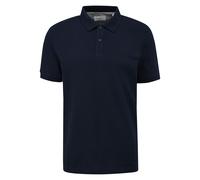 s.Oliver Herren Poloshirt - Basic, Polokragen, Baumwolle, einfarbig M Blau