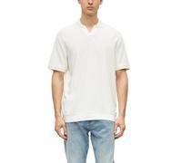 Strukturiertes Poloshirt mit Bündchen L weiß 2178340.0120.L