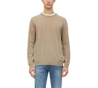 s.Oliver RED LABEL Strickpullover aus reiner Baumwolle mit Logo-Stickerei Dunkelbraun XL