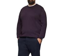 s.Oliver Herren Pullover in großen Größen - aus Baumwolle mit Logo-Stickerei