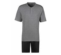Pyjama S.OLIVER Gr. 48/50, schwarz (grau, meliert, schwarz) Herren Homewear-Sets (43874450-48) grau, meliert, schwarz