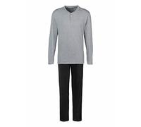 Pyjama S.OLIVER Gr. 60/62, schwarz (grau, meliert, schwarz) Herren Homewear-Sets (12209350-60) grau, meliert, schwarz