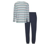 s.Oliver s.Oliver Streifen Pyjama lg 1x grau melnav, 44/46