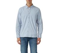 s.Oliver Herren Regular Fit: Elastisches Button-down-Hemd mit Karomuster Hemd kariert (1er Pack)