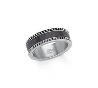 s.Oliver Herren-Ring 8 mm Carbon Edelstahl Gr. 60 (19.1) - 2015071