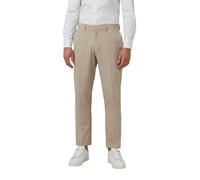 s.Oliver BLACK LABEL Anzughose Herren 2140780 Slim Fit mit Viskose-Anteil Beige Größe 102