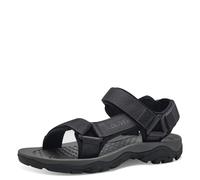 s.Oliver Herren Sandalen mit Klettverschluss Bequem, Schwarz (Black/Navy), 44 EU