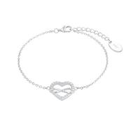s.Oliver Herren Schmuck - Armband aus 925er Silber mit Herzen - Klassisch, Zeitlos und Elegant - Perfekte Geschenkidee