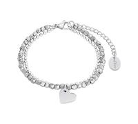 s.Oliver Herren Schmuck - Armband aus 925er Silber mit Herzen - Klassisch, Zeitlos und Elegant - Perfekte Geschenkidee