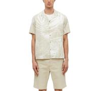 s.Oliver Red Label - Hemd beige/weiß - Gr. - 3XL