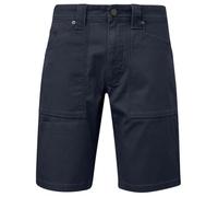 s.Oliver BLACK LABEL Regular Fit Cargoshorts aus Baumwoll-Mix in Blau, Größe 31