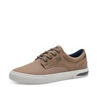 s.Oliver Herren Sneaker flach Freizeit Bequem, Braun (Taupe), 44 EU