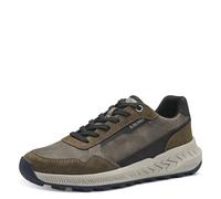 s.Oliver Herren Sneaker flach mit Schnürsenkeln Low Top, Grün (Khaki Comb.), 44 EU
