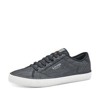 s.Oliver Herren Sneaker flach mit Schnürsenkeln Low Top, Schwarz (Black), 45 EU