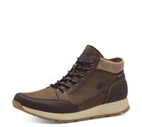 s.Oliver Herren Sneaker hoch mit Fütterung Wasserabweisend Vegan, Braun (Brown), 42 EU