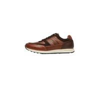 Unifarbene Sneaker in Leder-Optik 43 braun 2183631.8755.43