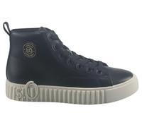 s.Oliver Herren Sneaker - Leder-Optik, Schnürung, Logo-Prägung