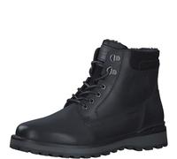s.Oliver Herren Stiefel zum Schnüren aus Leder Gefüttert, Schwarz (Black), 43 EU