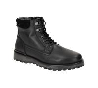 s.Oliver Herren Stiefel zum Schnüren aus Leder Gefüttert, Schwarz (Black), 43 EU
