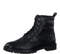 s.Oliver Herren Stiefel zum Schnüren aus Leder Winter, Schwarz (Black), 42 EU