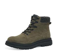 s.Oliver Herren Stiefel zum Schnüren mit Reißverschluss Gefüttert, Grün (Khaki), 41 EU